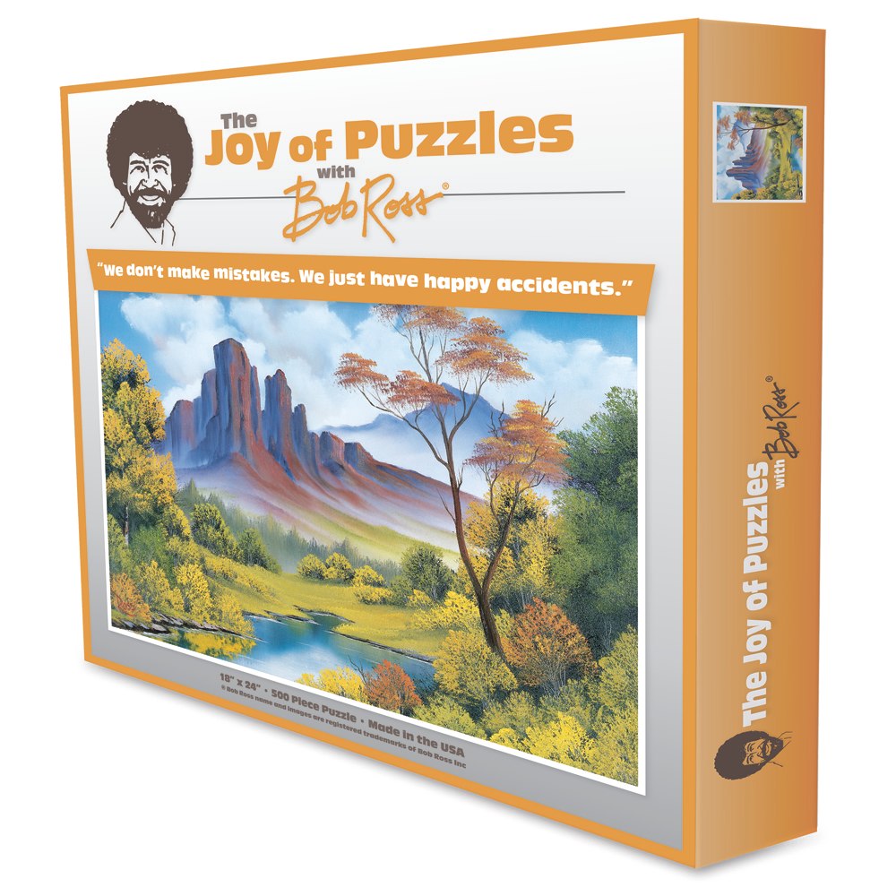 Bob Ross: Fall - 500pc Jigsaw Puzzle by Wellspring  			  					NEW - image 2