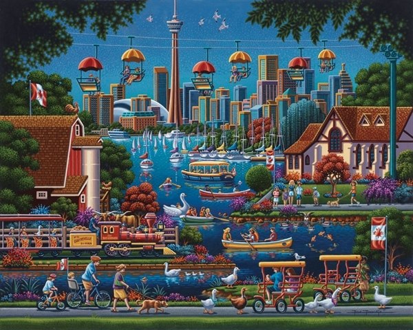 Toronto Island - 1000pc Jigsaw Puzzle by Dowdle