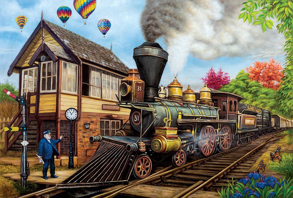 All Aboard - 1000pc Jigsaw Puzzle by Lafayette Puzzle Factory