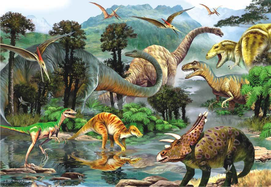 Dino Valley II - 260pc Jigsaw Puzzle by Anatolian