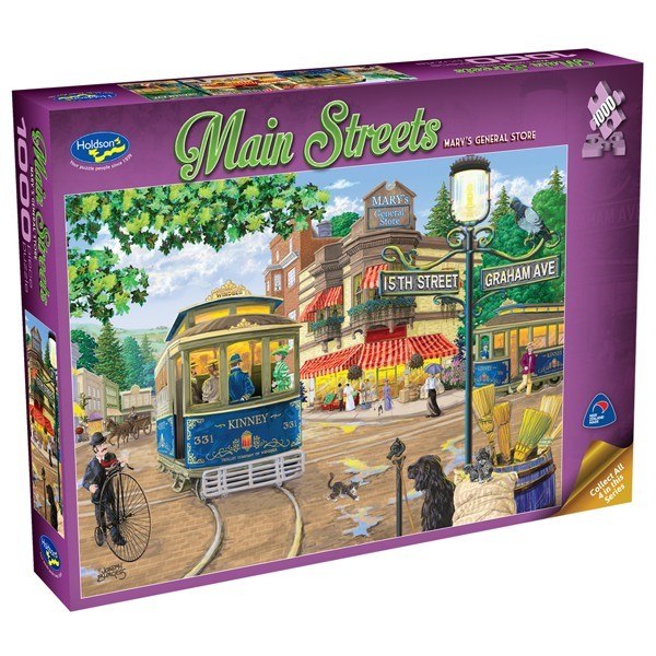 Main Streets: Mary General Store - 1000pc Jigsaw Puzzle by Holdson  			  					NEW - image 1