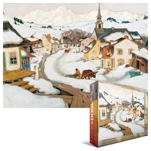 Gagnon: Village in the Laurentians - 1000pc Jigsaw Puzzle by Eurographics