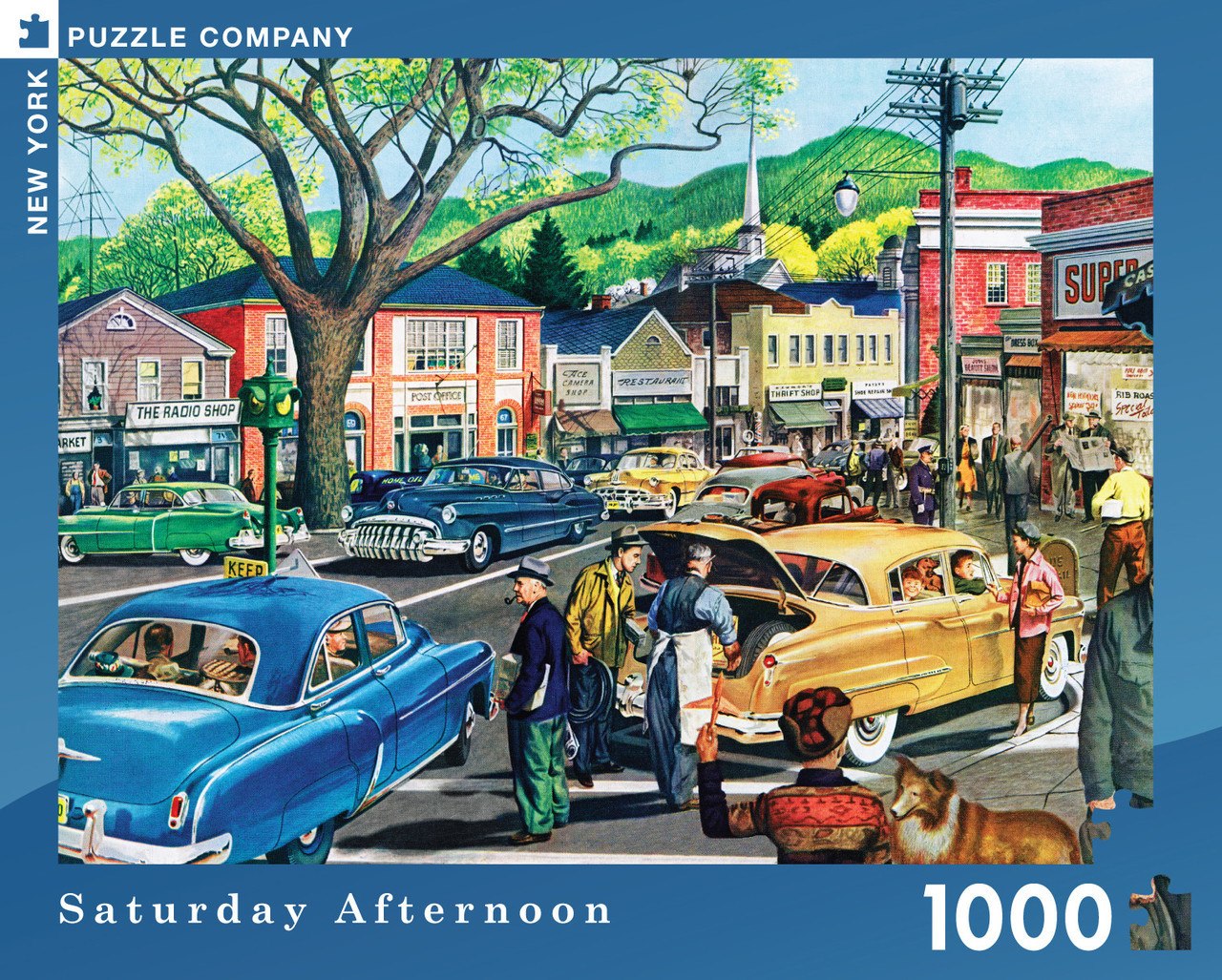 Saturday Afternoon - 1000pc Jigsaw Puzzle by New York Puzzle Company - image 1