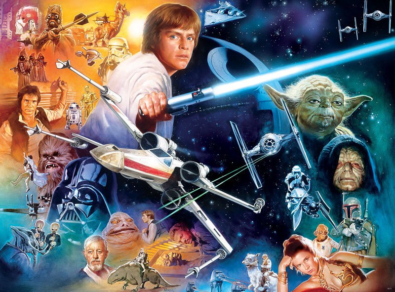 Star Wars: The Force Will Be With You... Always - 1000pc Jigsaw Puzzle by Buffalo Games  			  					NEW