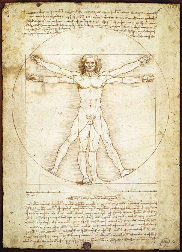 Da Vinci: Vitruvian Man - 1000pc Jigsaw Puzzle by Eurographics