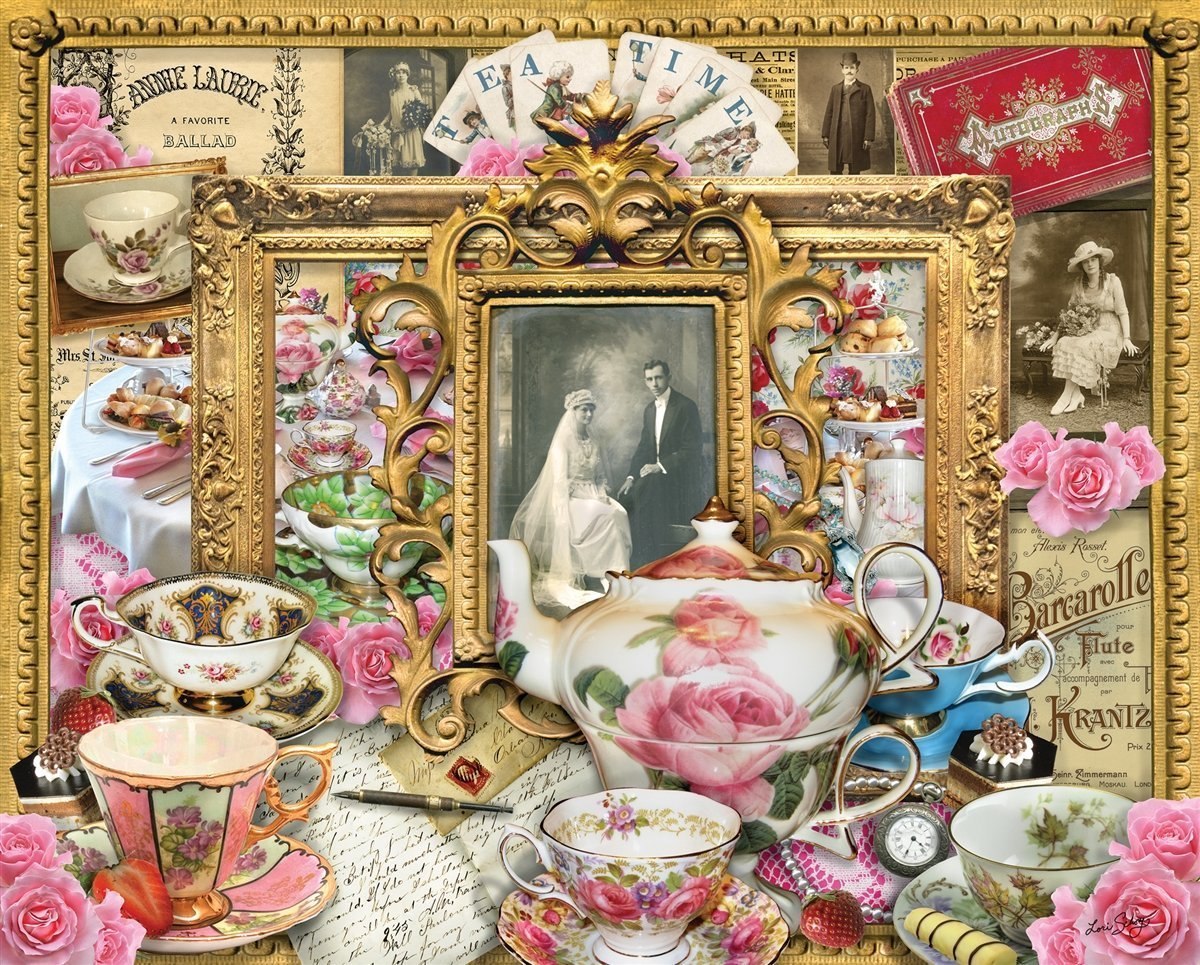 Tea for Two - 1000pc Jigsaw Puzzle By Springbok  			  					NEW