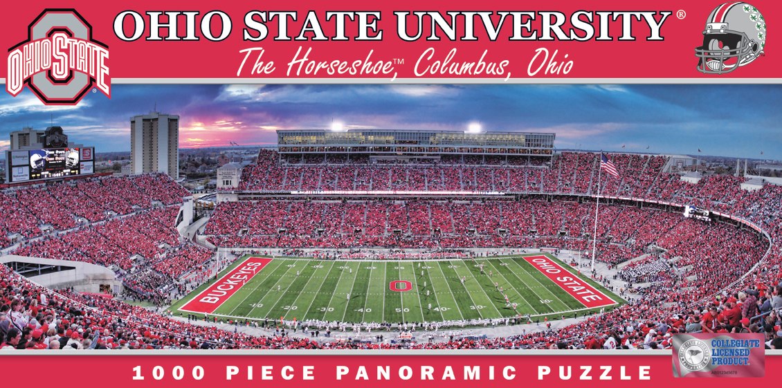 Ohio State University - 1000pc Panoramic Jigsaw Puzzle by Masterpieces - image 1