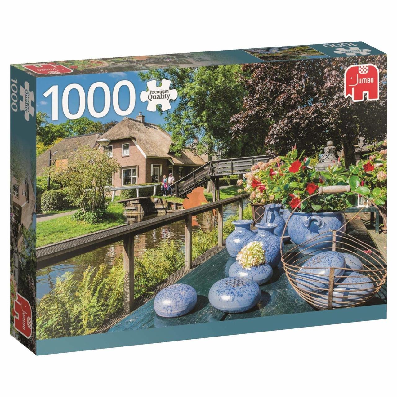 Giethoorn, The Netherlands - 1000pc Jigsaw Puzzle By Jumbo  			  					NEW - image 1