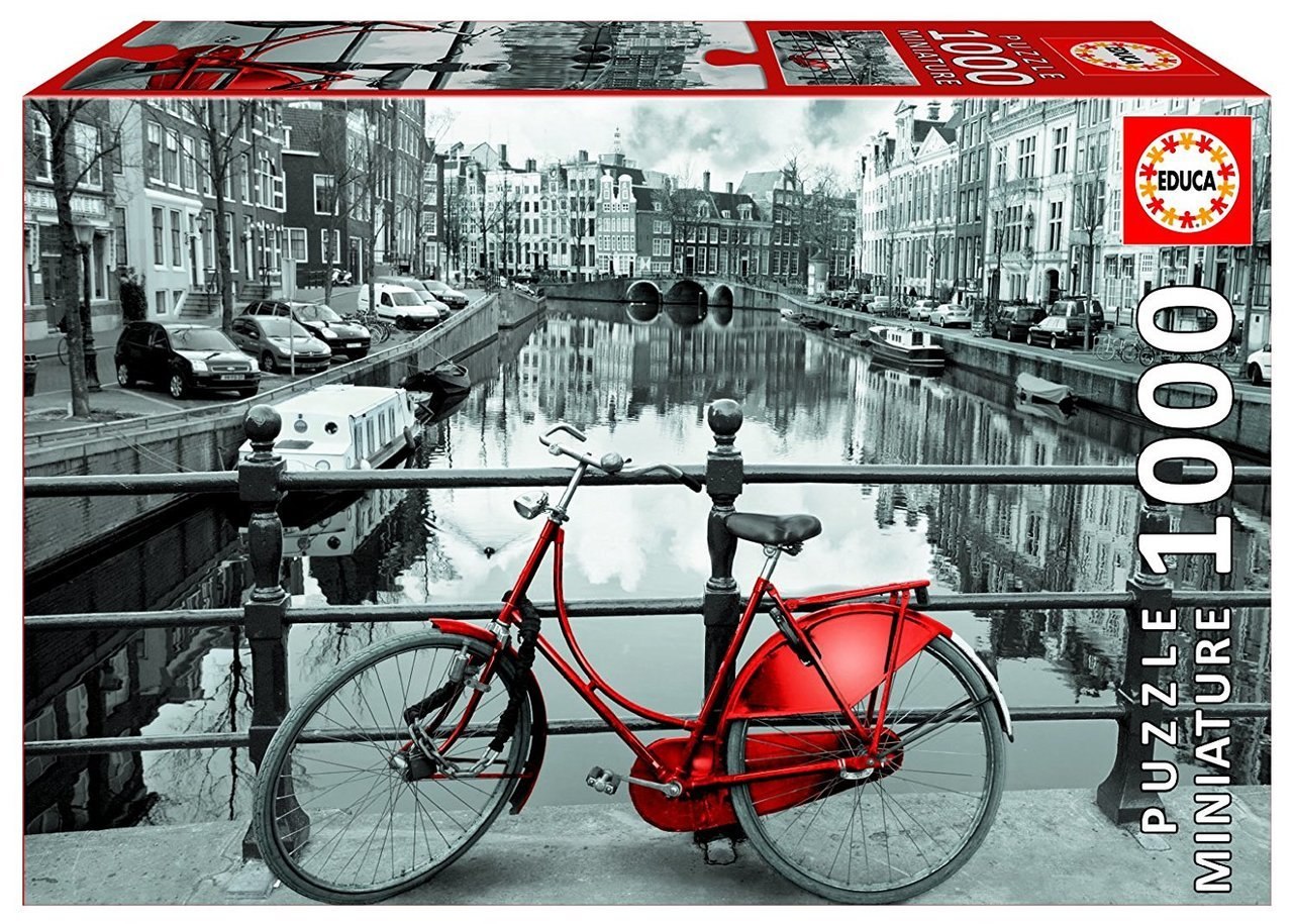 Amsterdam  - 1000pc Miniature Jigsaw Puzzle by Educa  			  					NEW - image 1