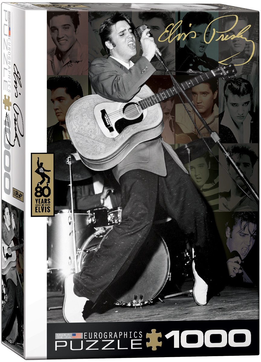 Celebrities: Elvis Presley, Live at the Olympia Theater 1956 - 1000pc Jigsaw Puzzle by Eurographics