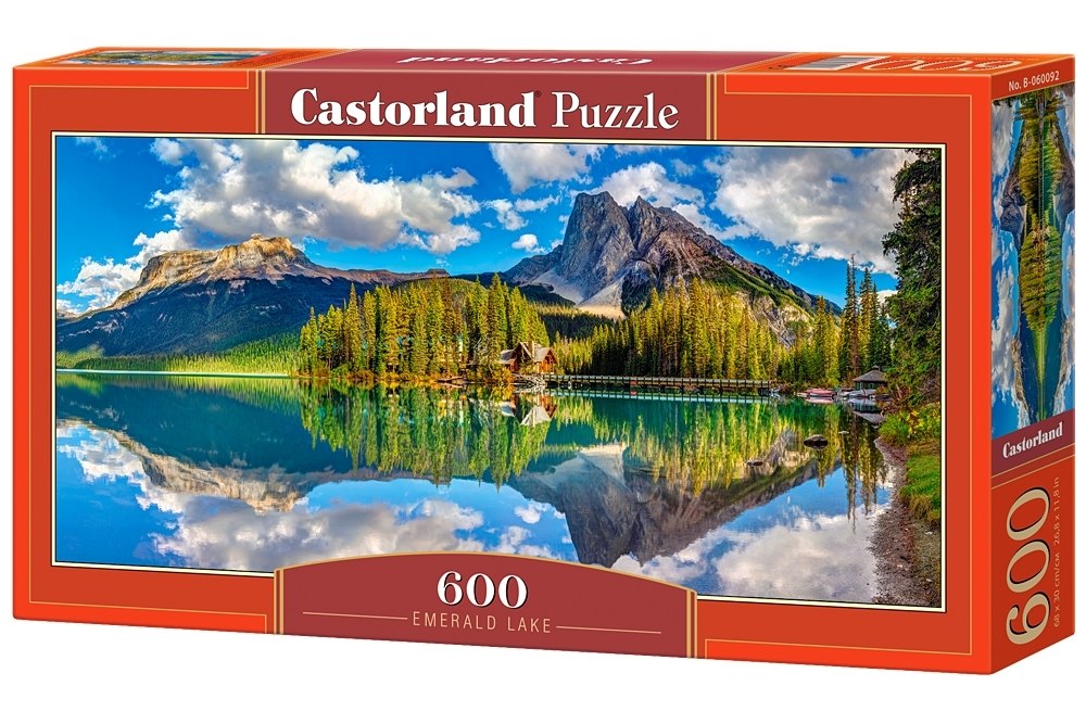 Emerald Lake - 600pc Jigsaw Puzzle By Castorland  			  					NEW - image 1