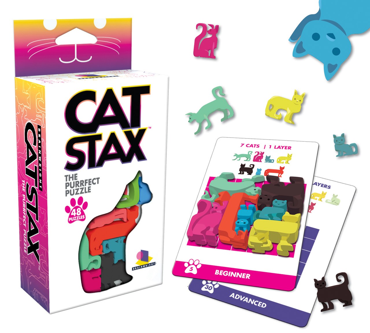 Cat Stax - Puzzle Game by Gamewright  			  					NEW - image 1