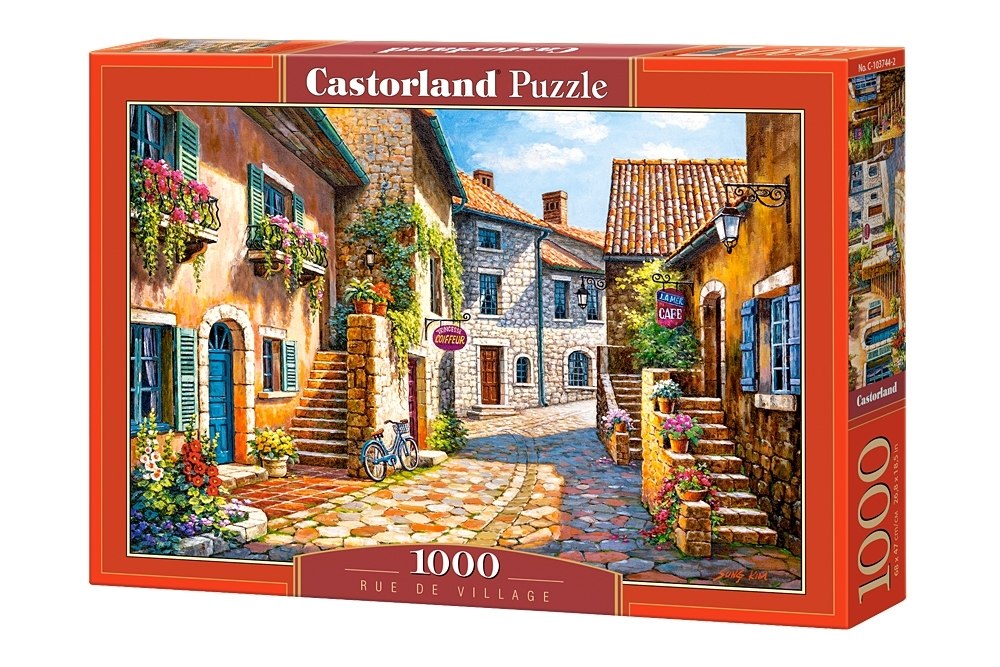 Rue de Village - 1000pc Jigsaw Puzzle By Castorland  			  					NEW - image 1