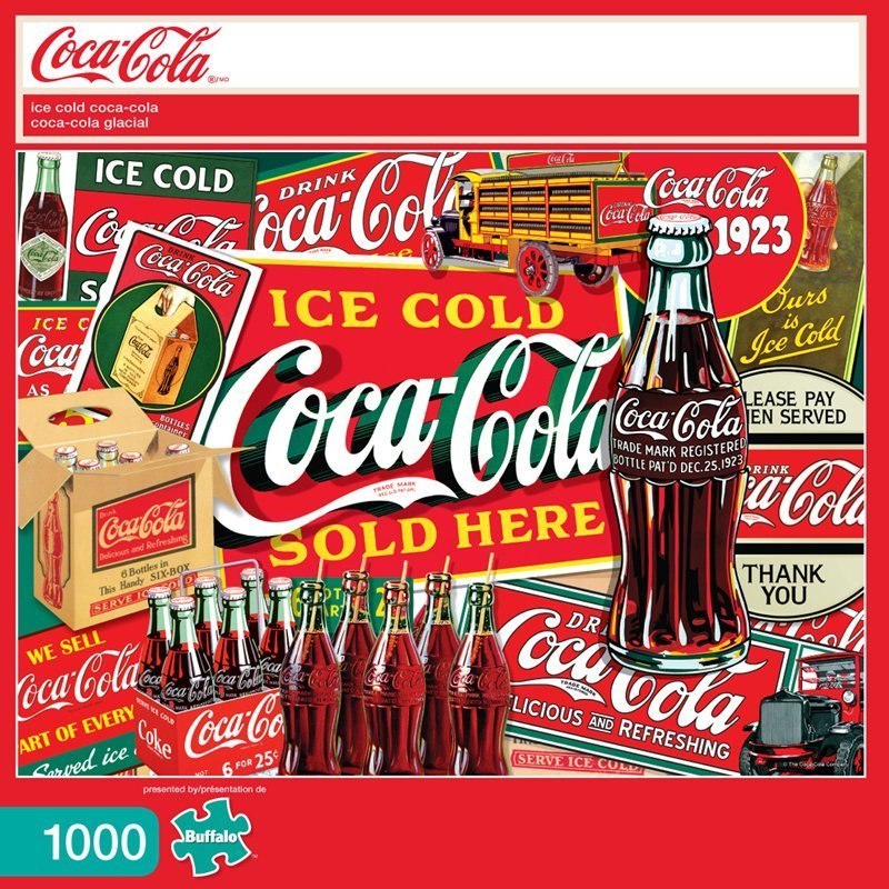 Ice Cold Coca-Cola - 1000pc Jigsaw Puzzle by Buffalo Games - image 1