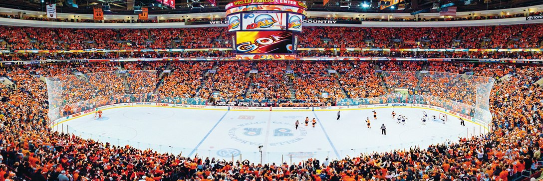 NHL: Philadelphia Flyers - 1000pc Panoramic Jigsaw Puzzle by Masterpieces - image main
