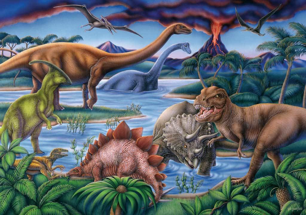 Dinosaur Playground - 35pc Jigsaw Puzzle For Kids by Ravensburger