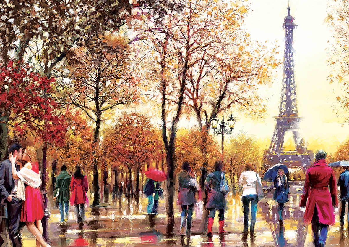 Eiffel Tower - 300pc Large Format Jigsaw Puzzle by Educa