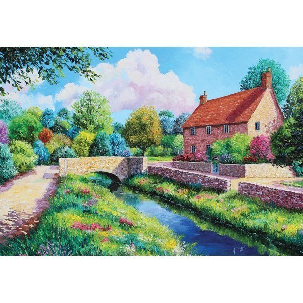 Summer Times: The Stone Bridge - 500pc Jigsaw Puzzle by Holdson