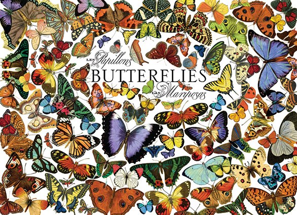 Butterflies - 1000pc Jigsaw Puzzle By Cobble Hill