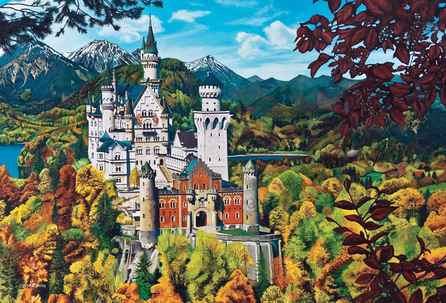 Neuschwanstein Castle - 2000pc Jigsaw Puzzle By Cobble Hill