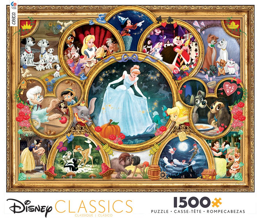 Disney: Classic Collage - 1500pc Jigsaw Puzzle by Ceaco - image 1