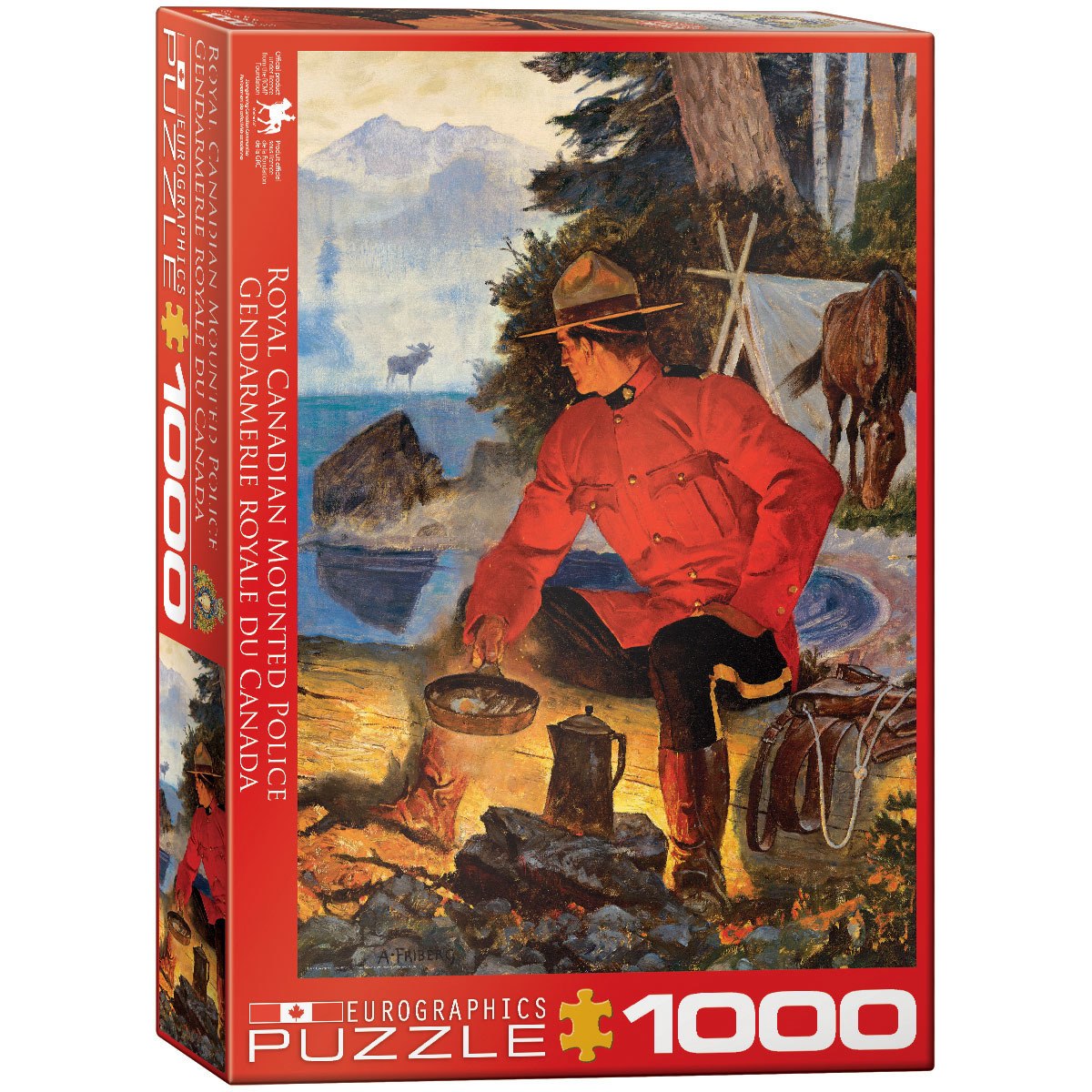 Morning Campfire - 1000pc Jigsaw Puzzle by Eurographics  			  					NEW - image 1