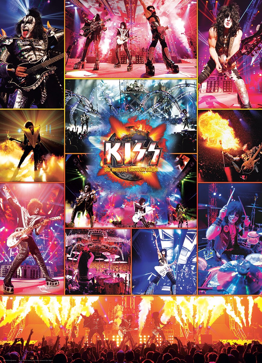 KISS The Hottest Show on Earth - 1000pc Jigsaw Puzzle by Eurographics