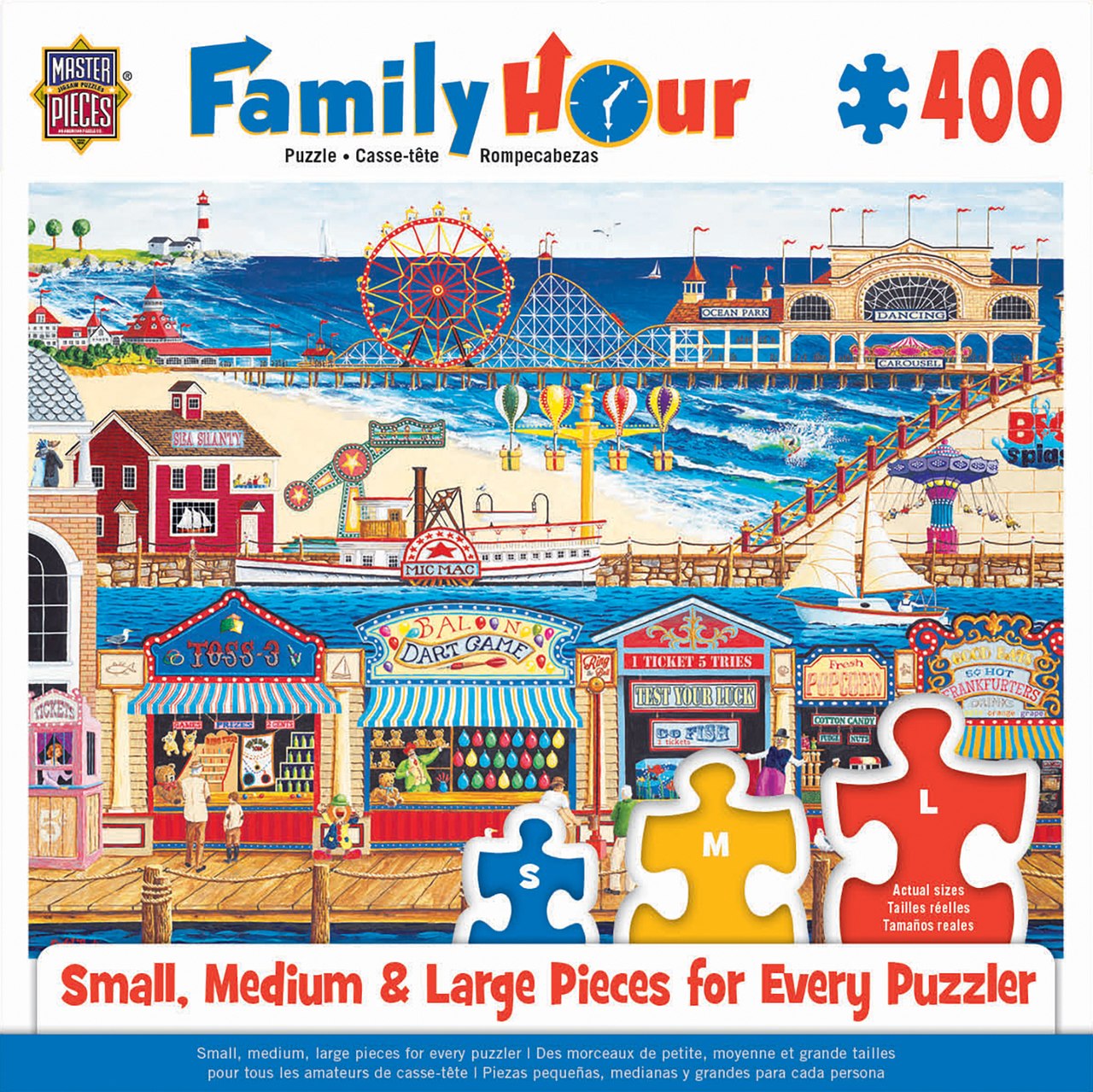 Ocean Park - 400pc Jigsaw Puzzle by Masterpieces  			  					NEW - image 1