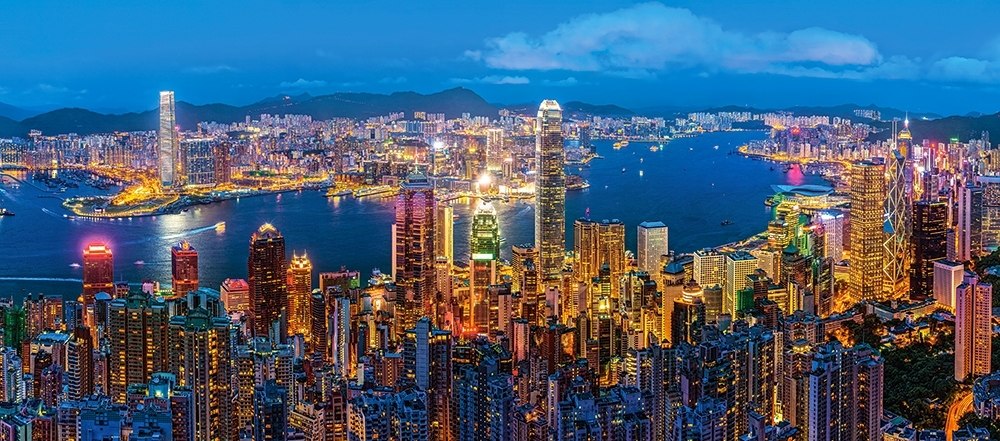 Hong Kong Twilight - 600pc Jigsaw Puzzle By Castorland  			  					NEW