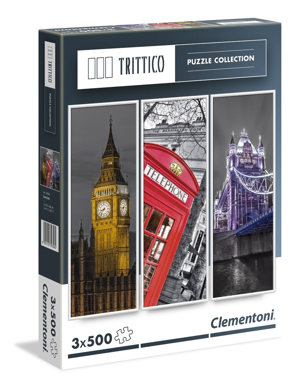 London Trittico - 3 x 500pc Jigsaw Puzzle by Clementoni - image 1