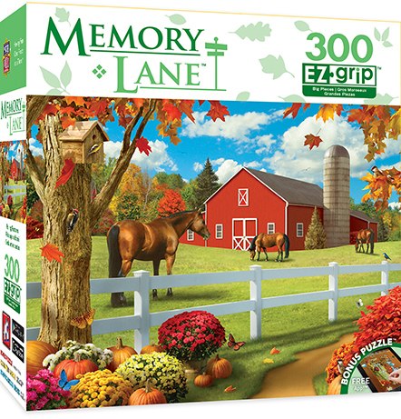 Memory Lane: Rolling Pastures - 300pc EZ Grip Jigsaw Puzzle By Masterpieces