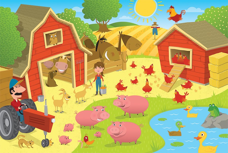 Pig Pen - 35pc Tray Puzzle by Cobble Hill