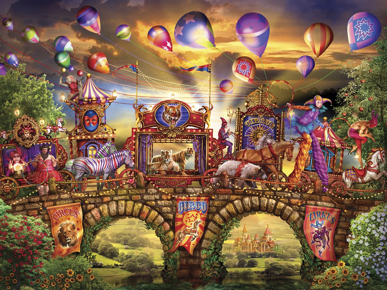 Magical World: Carnivale Parade - 750pc Jigsaw Puzzle by Ceaco