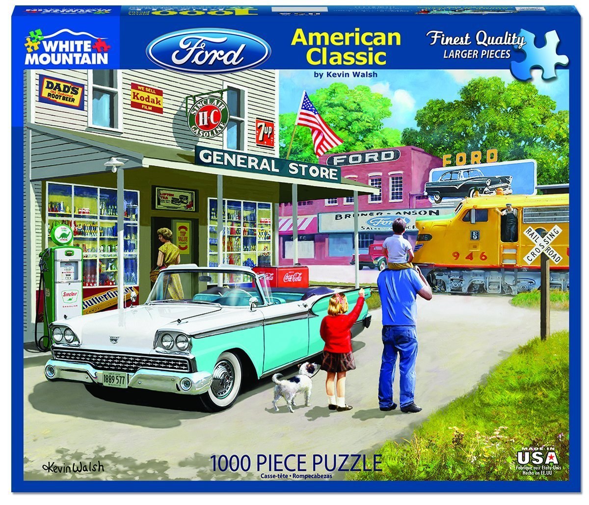 American Classics - 1000pc Jigsaw Puzzle By White Mountain  			  					NEW - image 1