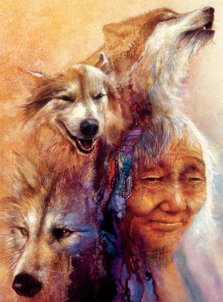 Native Spirit: Medicine Woman - 1000pc Jigsaw Puzzle by Ceaco  			  					NEW