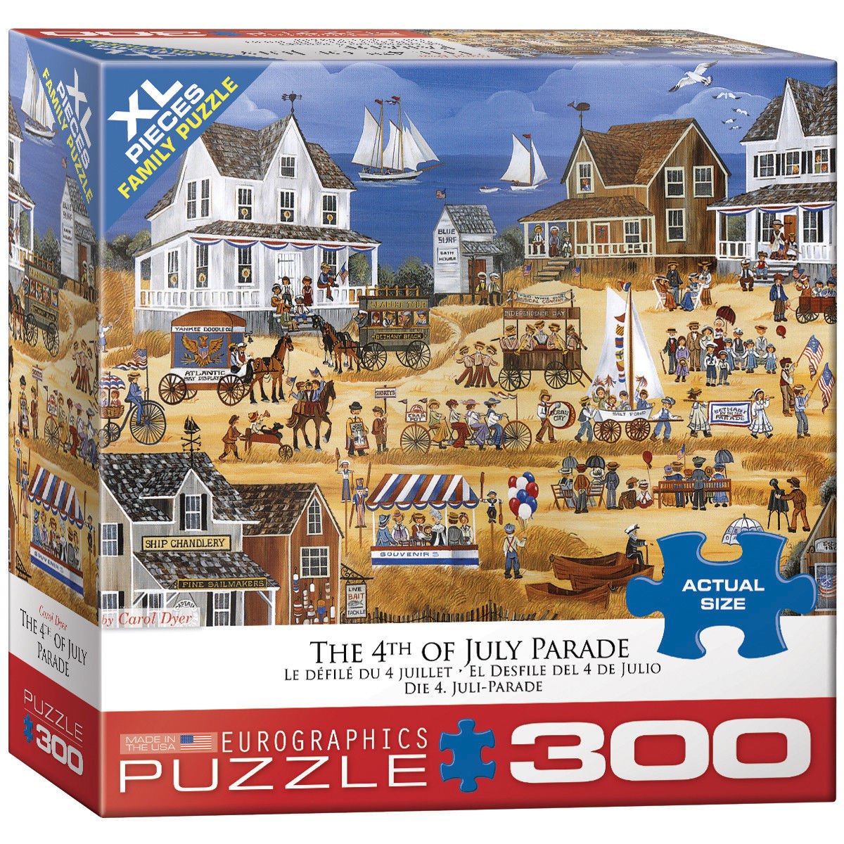 Dyer: 4th of July Parade - 300pc Jigsaw Puzzle by Eurographics  			  					NEW - image 1