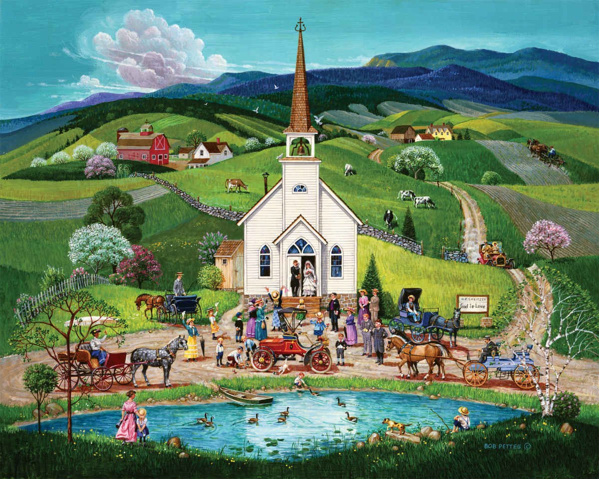 Spring Wedding - 1000pc Jigsaw Puzzle By Springbok