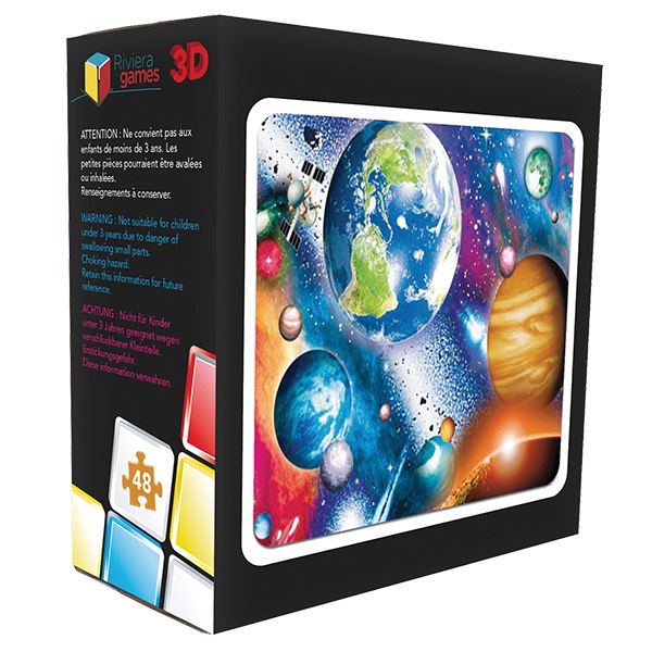 3D Puzzle: Space - 48pc Lenticular Jigsaw Puzzle - image 1