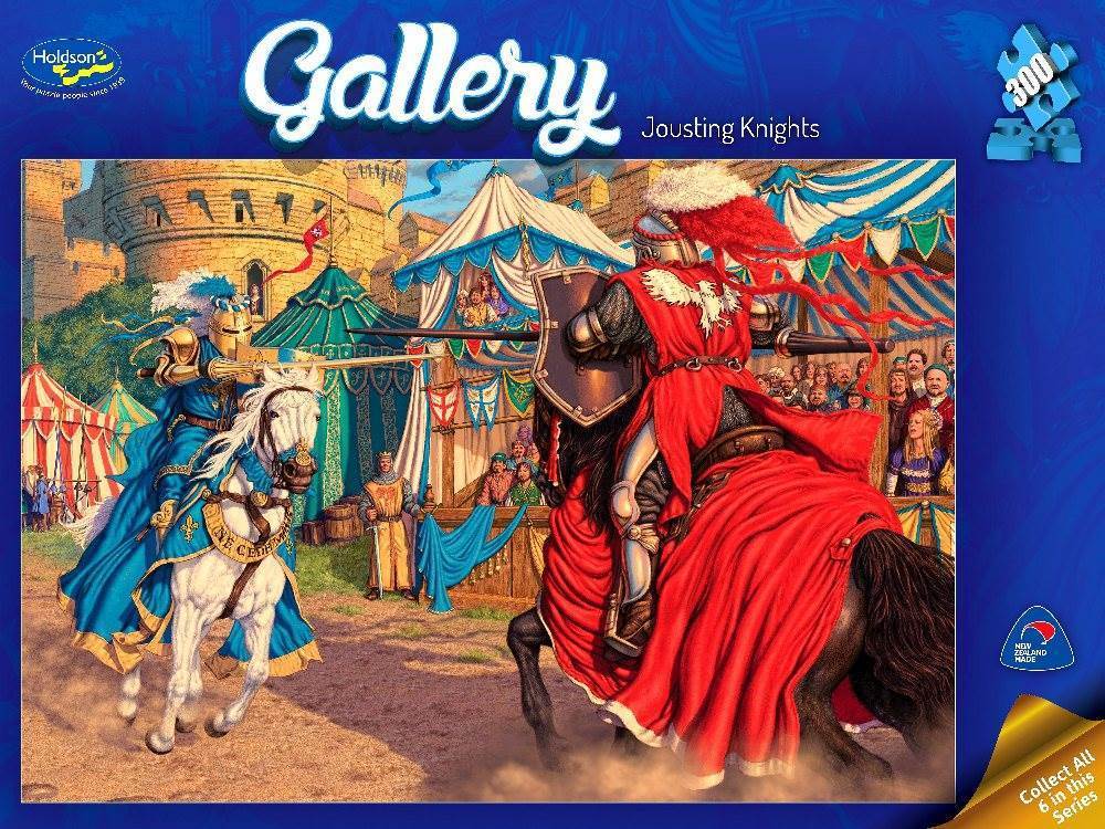 Gallery: Jousting Knights - 300pc Jigsaw Puzzle by Holdson  			  					NEW - image 1