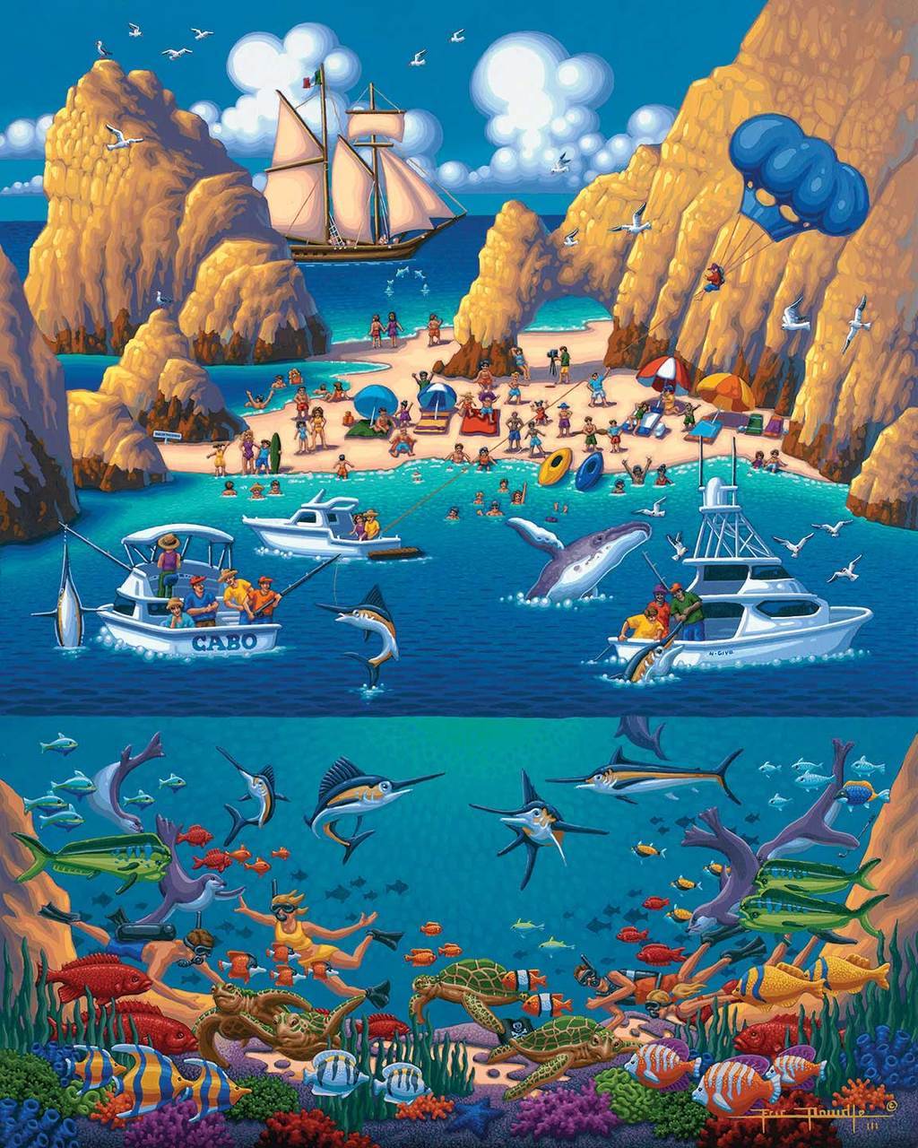 Cabo San Lucas - 500pc Jigsaw Puzzle by Dowdle  			  					NEW