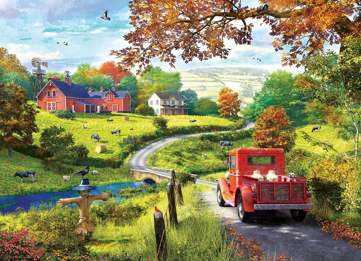 Davison: Country Drive - 1000pc Jigsaw Puzzle by Eurographics  			  					NEW - image 2