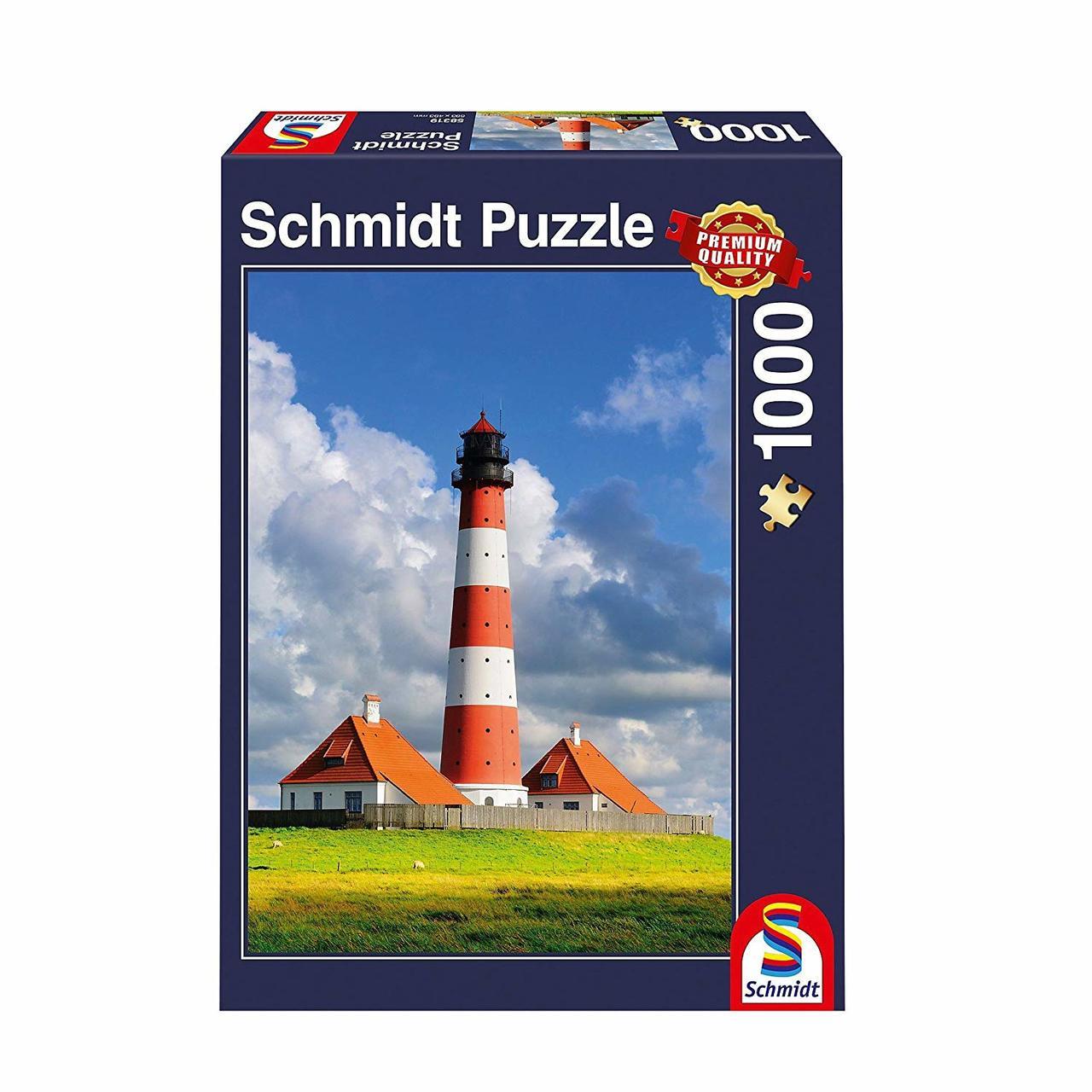 Westerhever Lighthouse - 1000pc Jigsaw Puzzle by Schmidt  			  					NEW - image 1