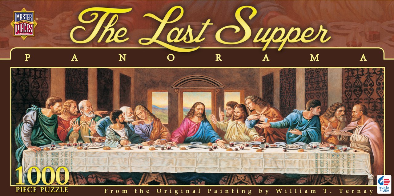 Last Supper Panoramic - 1000pc Jigsaw Puzzle by Masterpieces