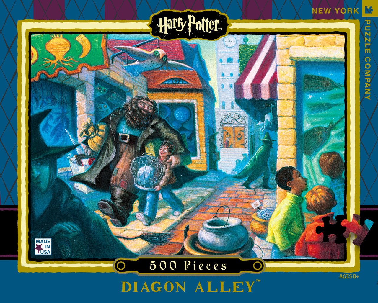 Harry Potter: Diagon Alley - 500pc Jigsaw Puzzle by New York Puzzle Company - image 1