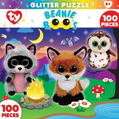 TY: Campfire Club - 100pc Glitter Jigsaw Puzzle By Masterpieces