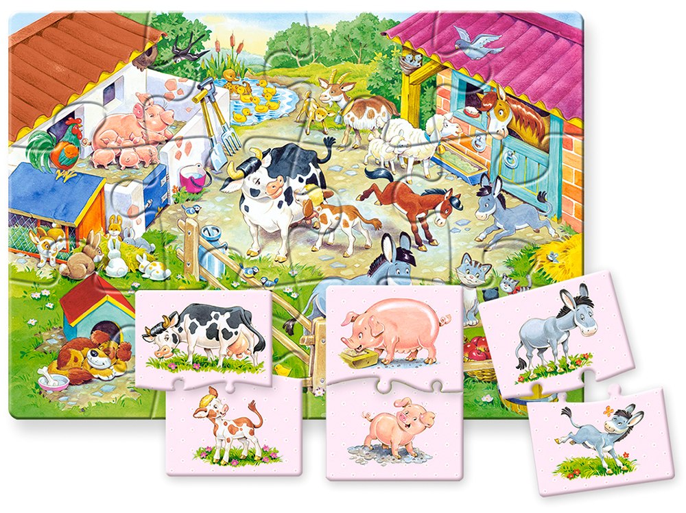 Mother and Baby - 12pc Jigsaw Puzzle By Castorland