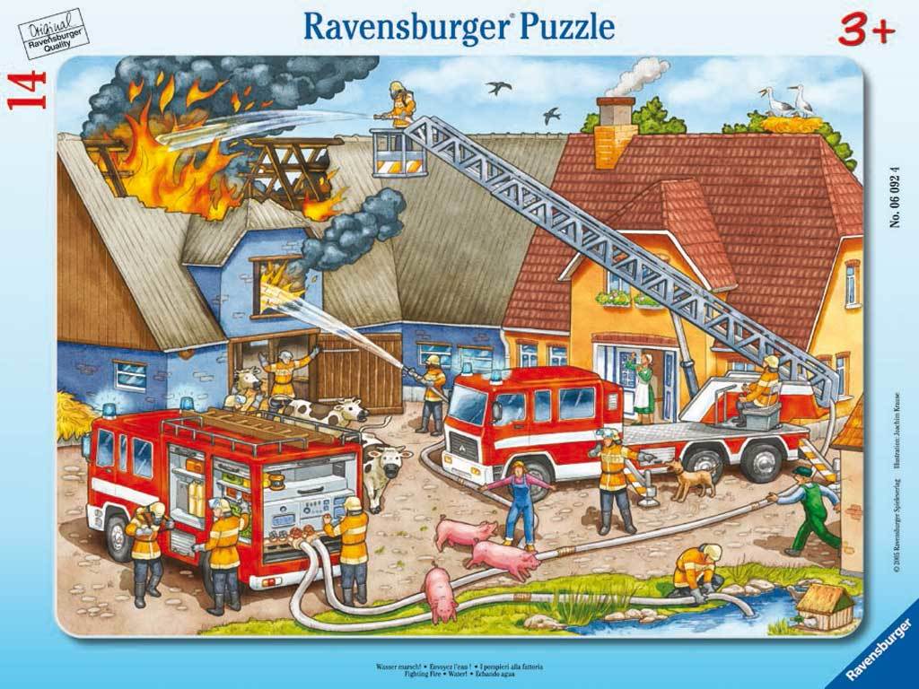 Fighting Fire - 14pc Frame Puzzle By Ravensburger