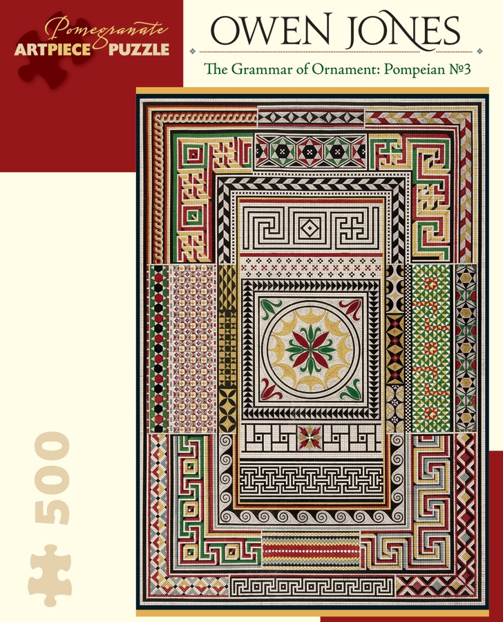 Jones: The Grammar of Ornament - 500pc Jigsaw Puzzle by Pomegranate  			  					NEW - image 1