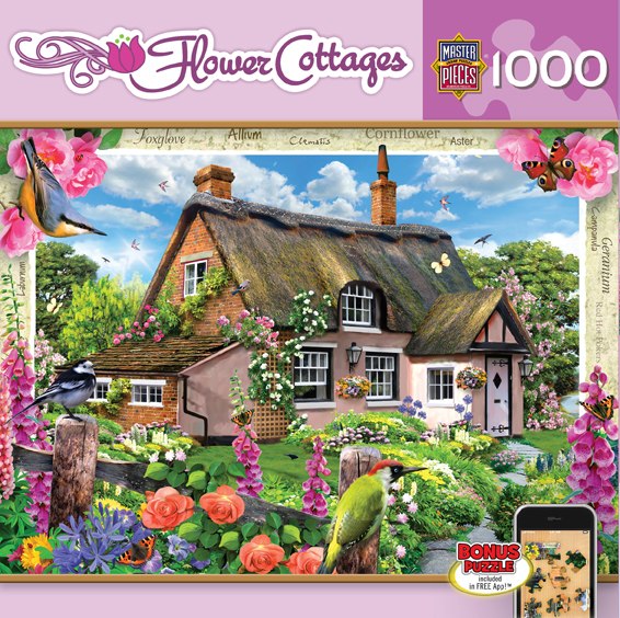 Foxglove Cottage - 1000pc Jigsaw Puzzle by Masterpieces - image 1