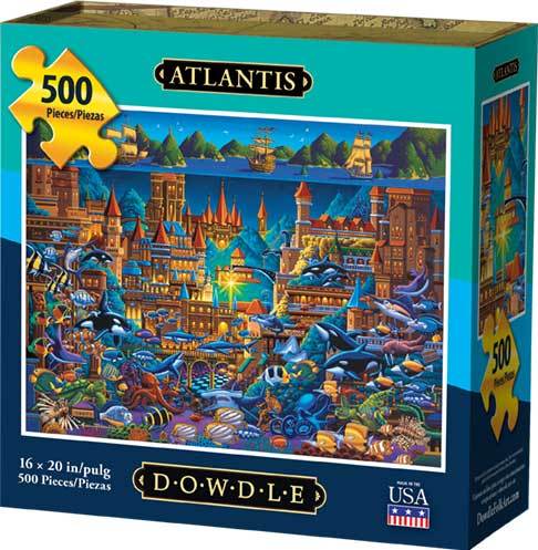 Atlantis - 500pc Jigsaw Puzzle by Dowdle  			  					NEW - image 1